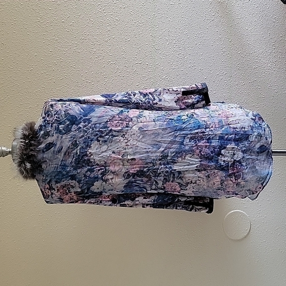 VINTAGE Floral Silk Blend Blouse - Picture 5 of 7